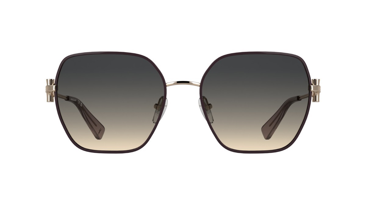 Occhiali da sole Longchamp LO190S (773) colore rose gold/gradient grey nude forma rettangolare lenti gradient gray/nude