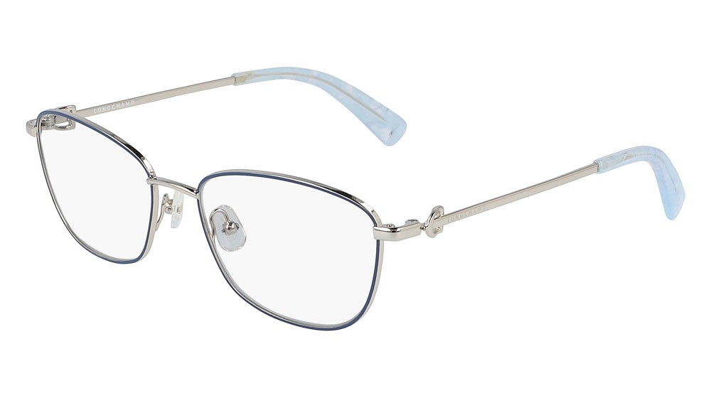 Occhiali da vista Longchamp LO2128 (424) colore blue forma rettangolare 