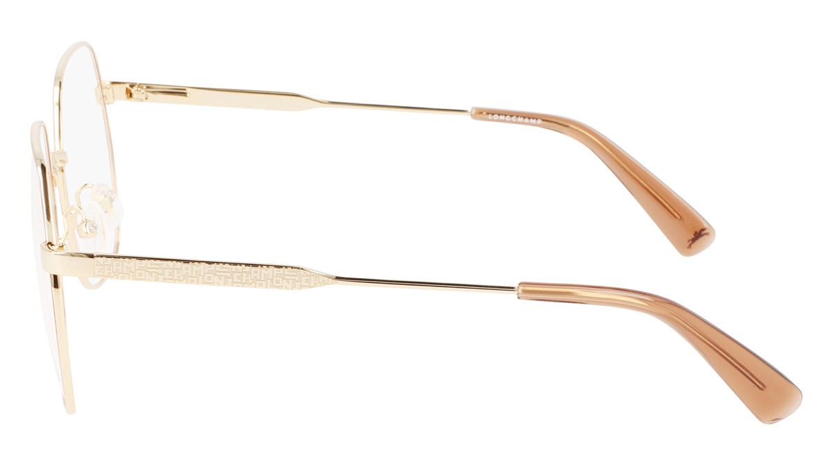 Brillen Longchamp LO2148 (727) farbe gold/brown form quadratisch 