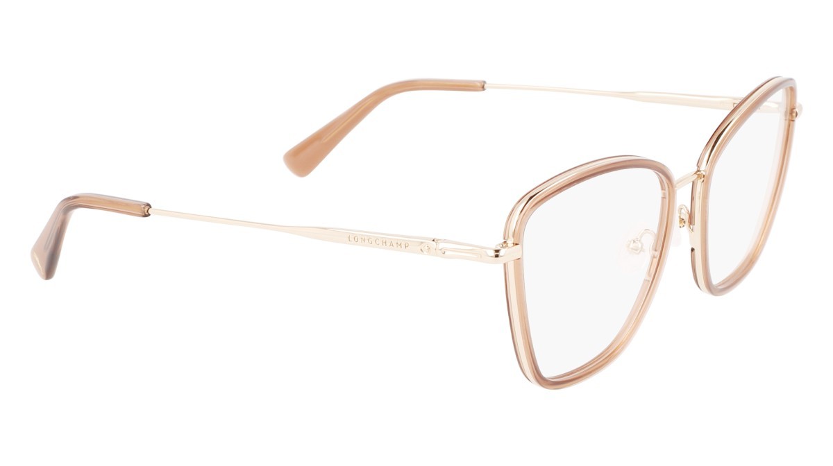 Eyeglasses Longchamp LO2150 (201) color brown shape butterfly 