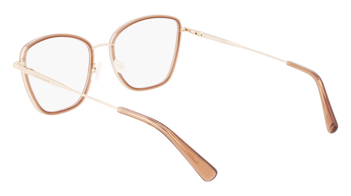 Eyeglasses Longchamp LO2150 (201) color brown shape butterfly 