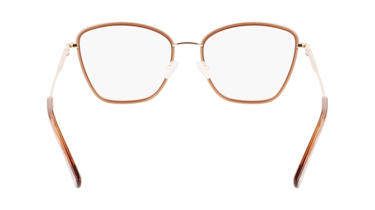 Eyeglasses Longchamp LO2150 N (201) color brown shape butterfly 