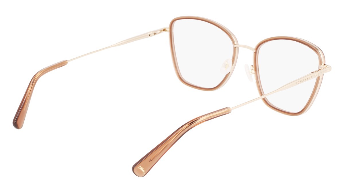 Eyeglasses Longchamp LO2150 N (201) color brown shape butterfly 