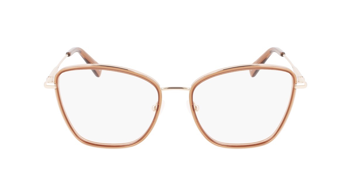 Eyeglasses Longchamp LO2150 N (201) color brown shape butterfly 