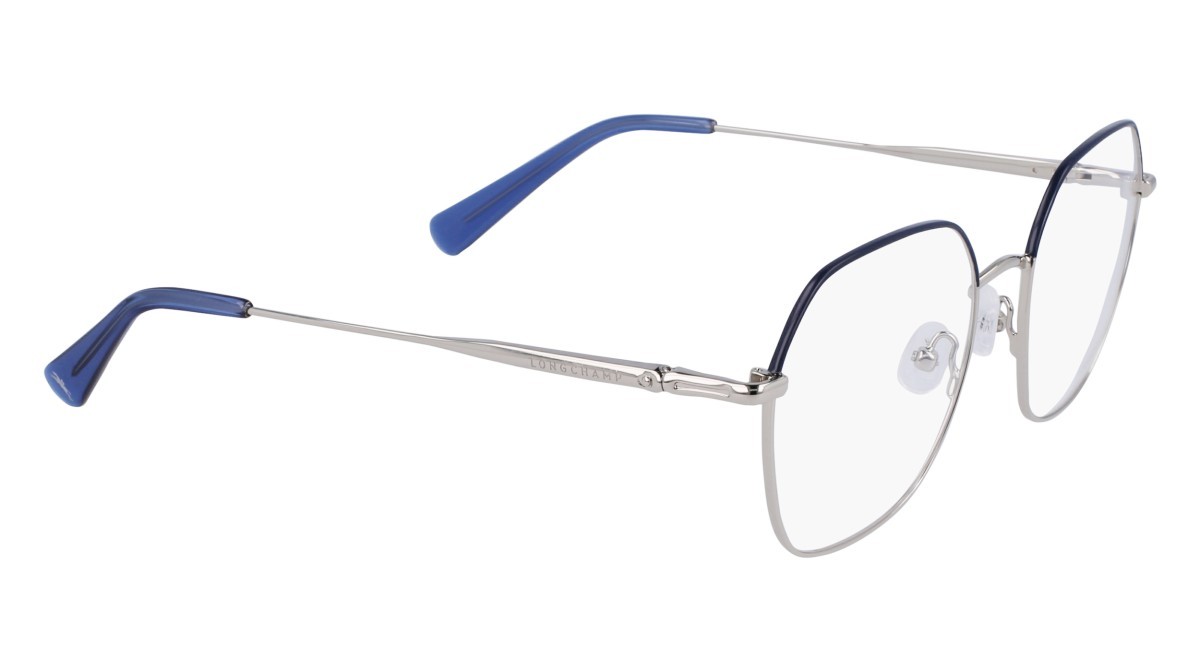 Occhiali da vista Longchamp LO2152 (042) colore silver/blue forma rettangolare 