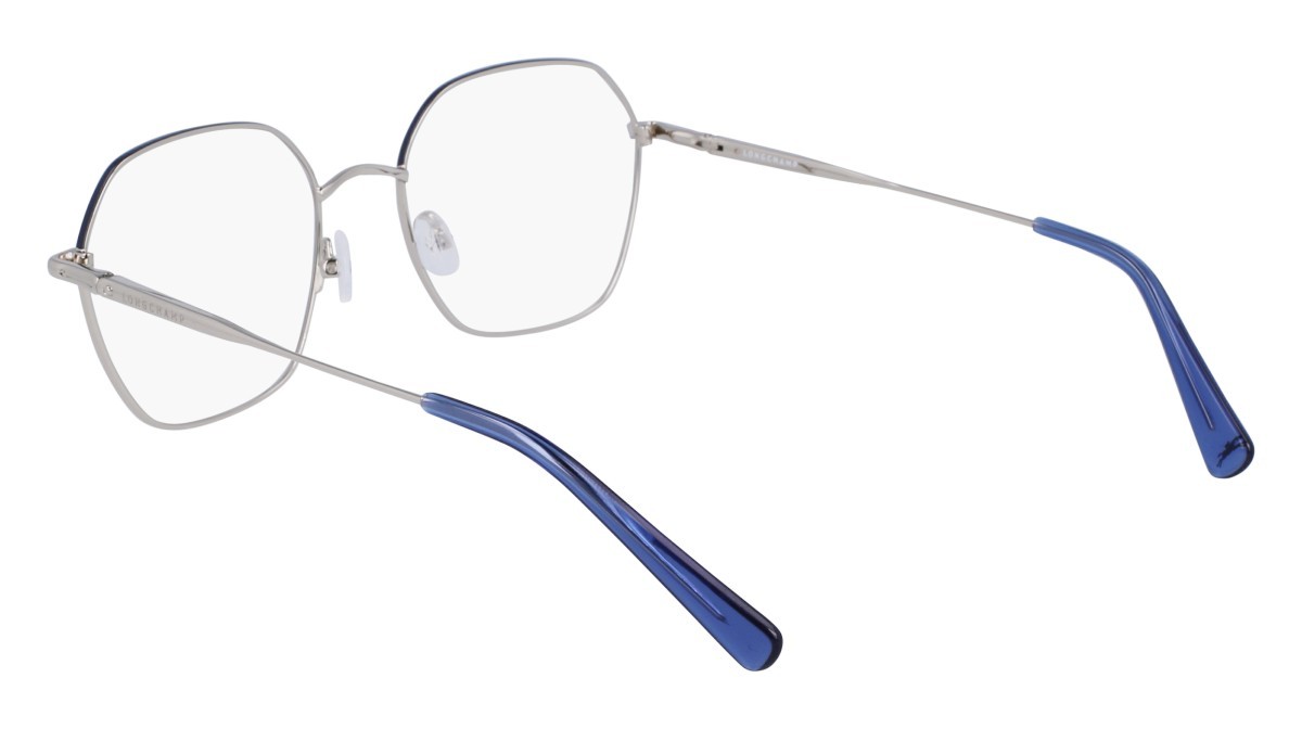 Occhiali da vista Longchamp LO2152 (042) colore silver/blue forma rettangolare 
