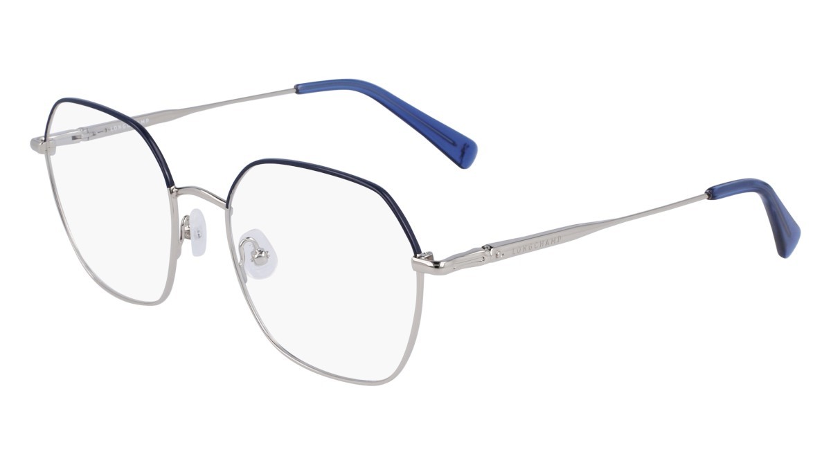 Occhiali da vista Longchamp LO2152 (042) colore silver/blue forma rettangolare 
