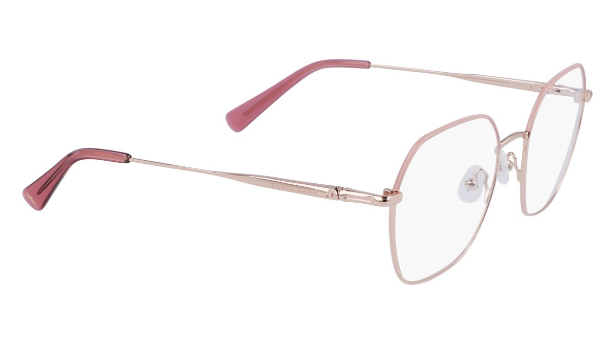 Occhiali da vista Longchamp LO2152 (770) colore rose gold forma rettangolare 