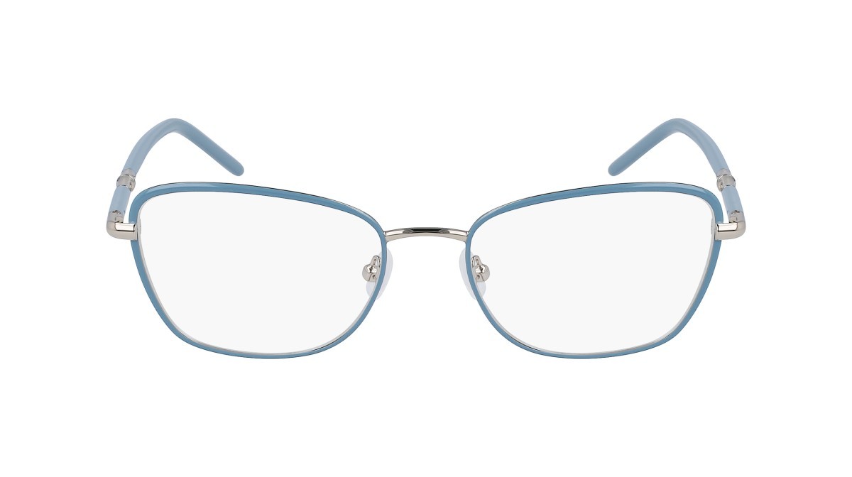 Brillen Longchamp LO2155 (043) farbe silver/azure form rechteckig 