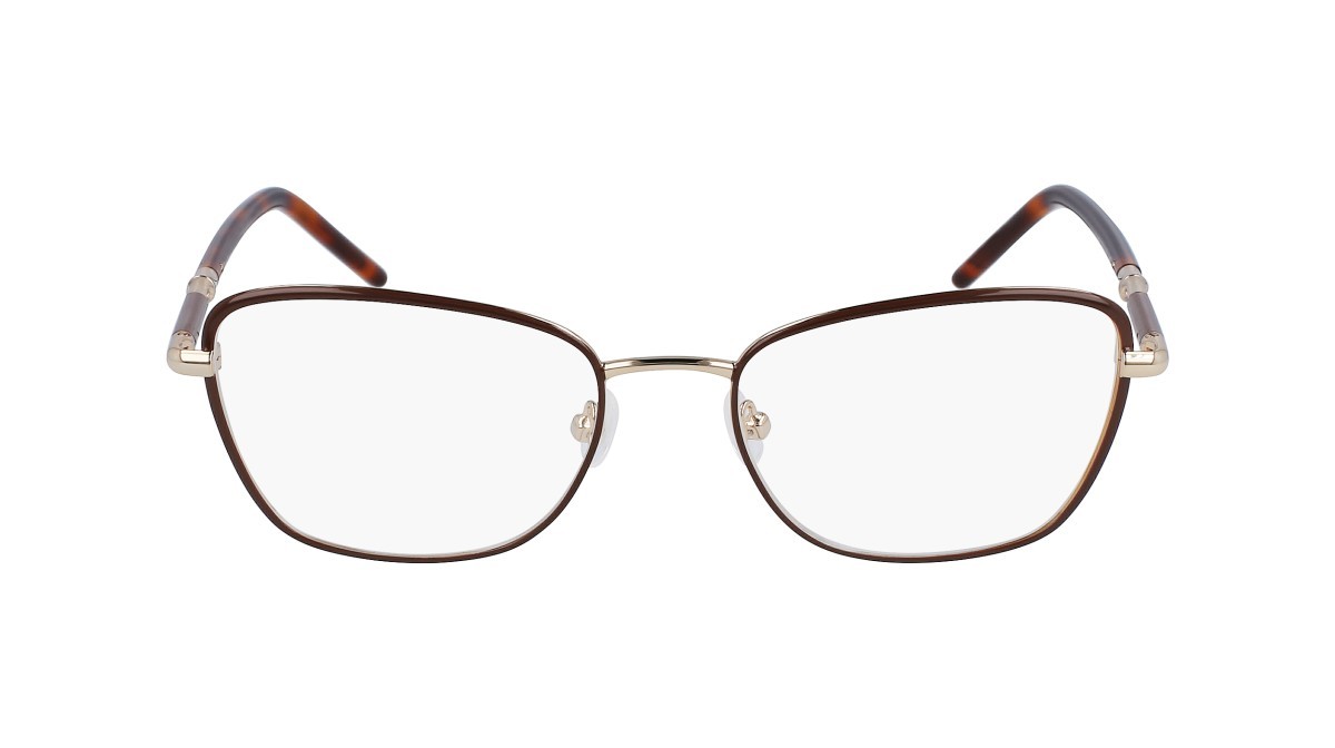 Brillen Longchamp LO2155 (727) farbe gold/brown form rechteckig 