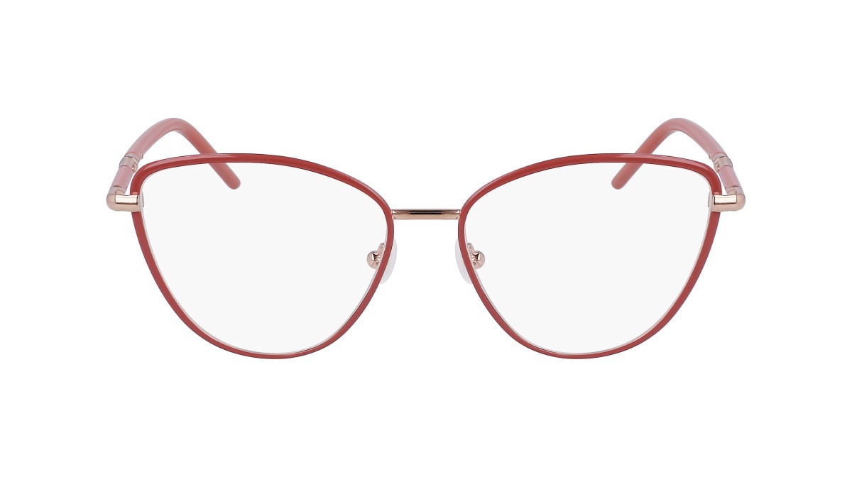Brillen Longchamp LO2156 (700) farbe rose gold/rose form cat-eye 