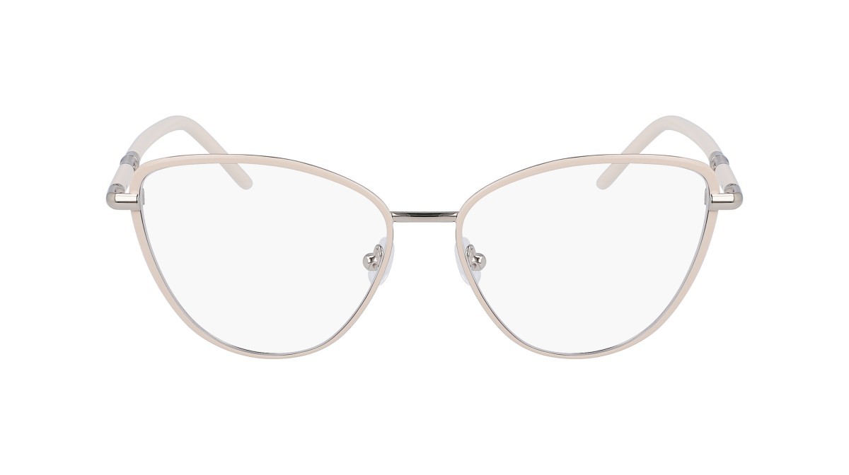 Brillen Longchamp LO2156 (771) farbe gold/white form cat-eye 