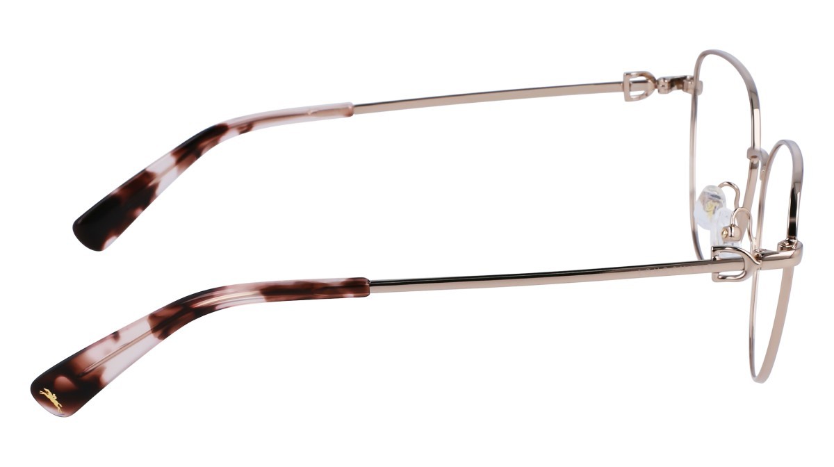 Brillen Longchamp LO2158 (770) farbe rose gold form cat-eye 