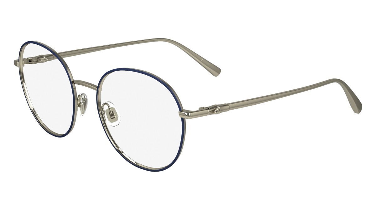 Brillen Longchamp LO2160 (705) farbe gold/blue form rund 