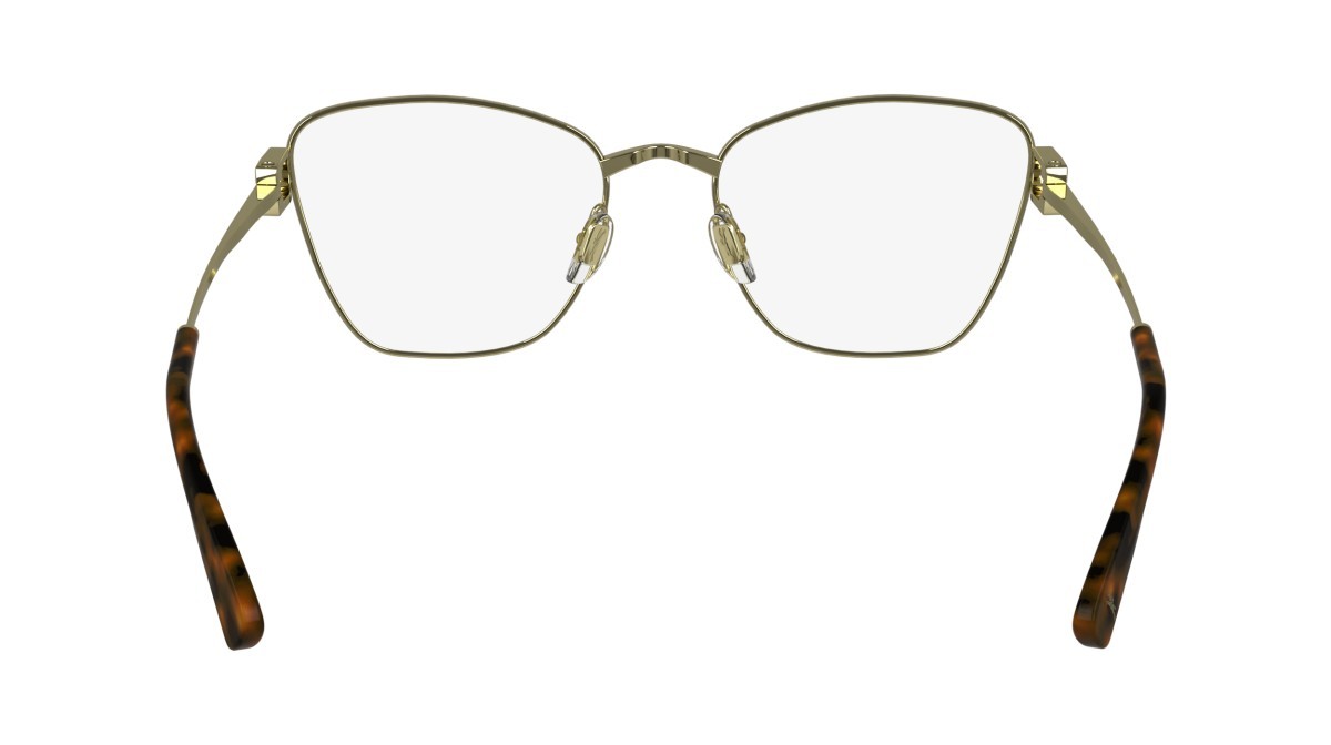 Brillen Longchamp LO2162 (710) farbe deep gold form cat-eye gläser demo