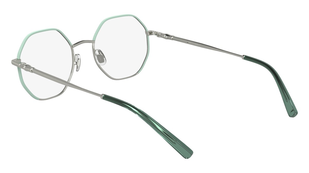Occhiali da vista Longchamp LO2166 (045) colore silver/green forma rettangolare lenti color 2