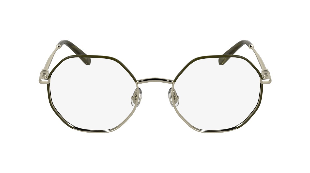 Occhiali da vista Longchamp LO2166 (708) colore gold/khaki forma rettangolare lenti colore - 6