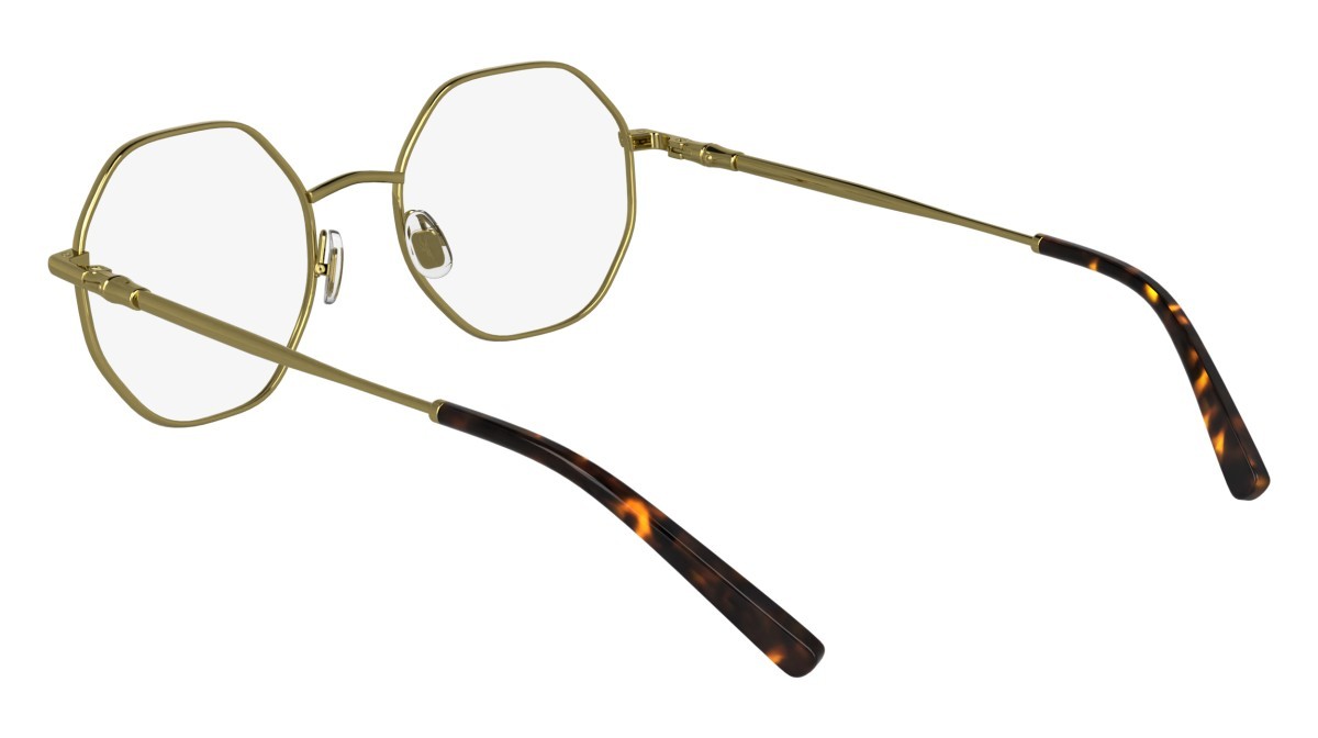 Eyeglasses Longchamp LO2166 (714) color gold shape rectangle lenses color 4