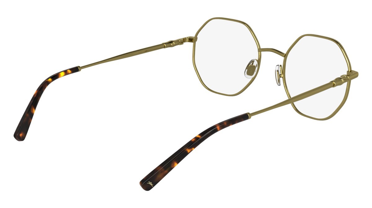 Eyeglasses Longchamp LO2166 (714) color gold shape rectangle lenses color 4