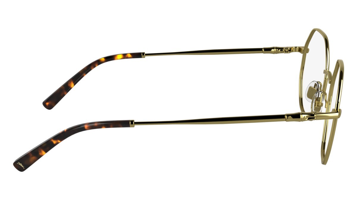 Eyeglasses Longchamp LO2166 (714) color gold shape rectangle lenses color 4