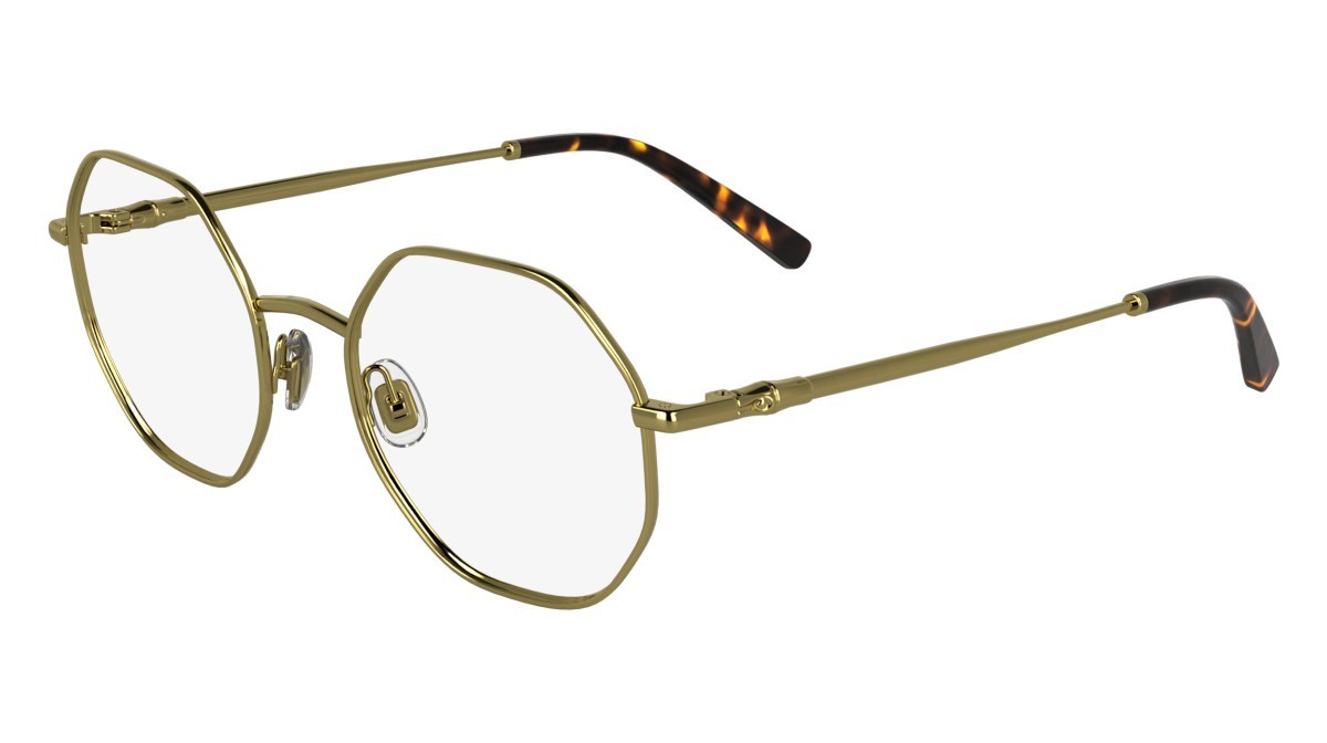 Eyeglasses Longchamp LO2166 (714) color gold shape rectangle lenses color 4