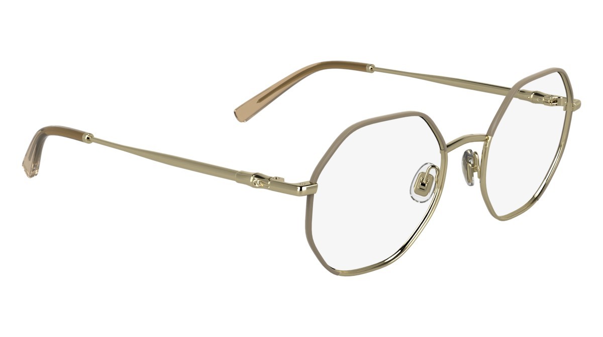 Occhiali da vista Longchamp LO2166 (727) colore gold/brown forma rettangolare lenti color 1