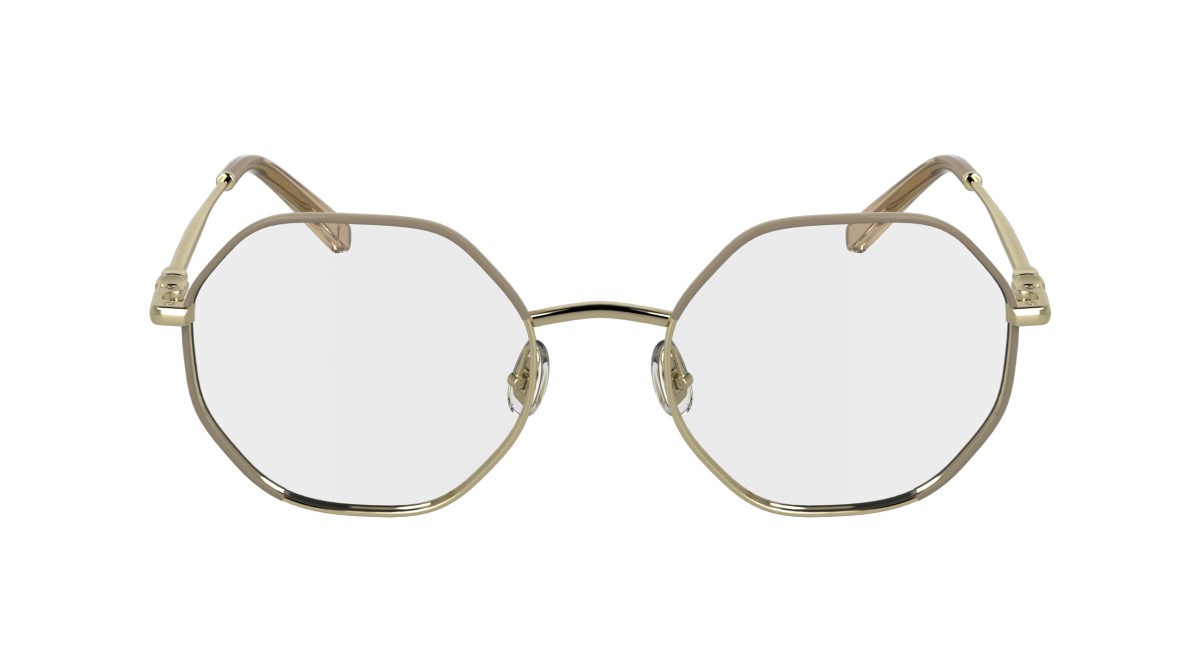 Occhiali da vista Longchamp LO2166 (727) colore gold/brown forma rettangolare lenti color 1