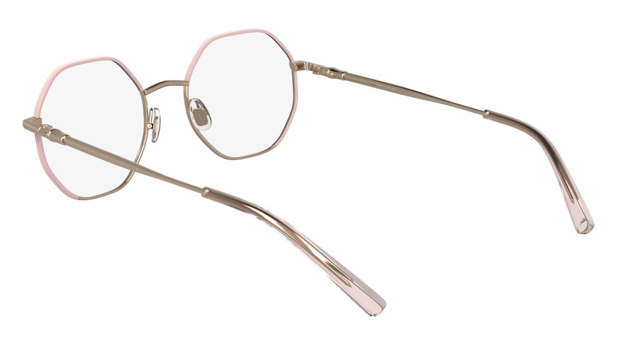Eyeglasses Longchamp LO2166 (774) color rose gold/rose shape rectangle lenses color 3
