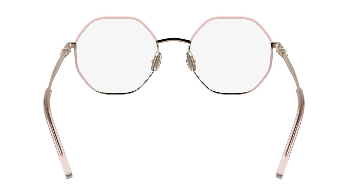 Eyeglasses Longchamp LO2166 (774) color rose gold/rose shape rectangle lenses color 3