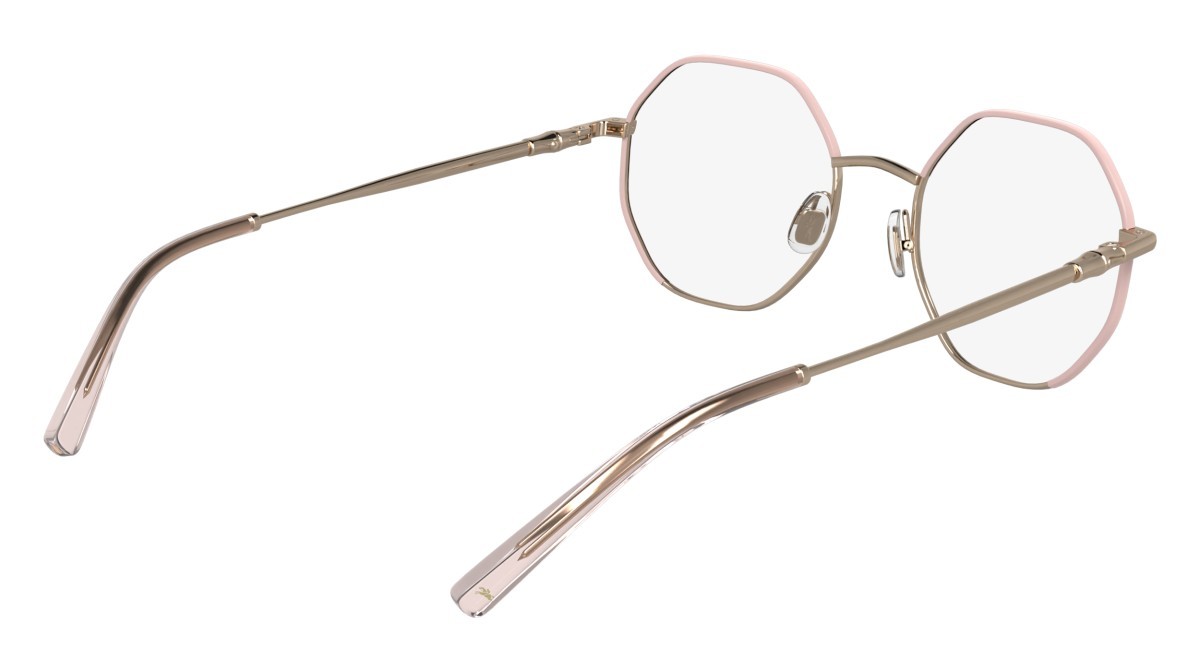 Eyeglasses Longchamp LO2166 (774) color rose gold/rose shape rectangle lenses color 3