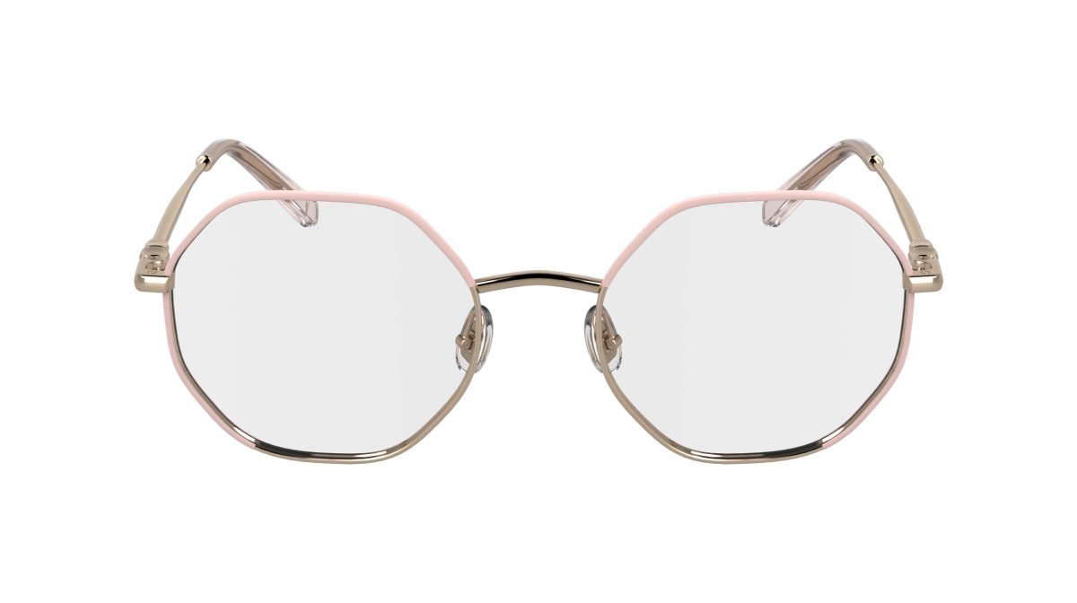 Eyeglasses Longchamp LO2166 (774) color rose gold/rose shape rectangle lenses color 3