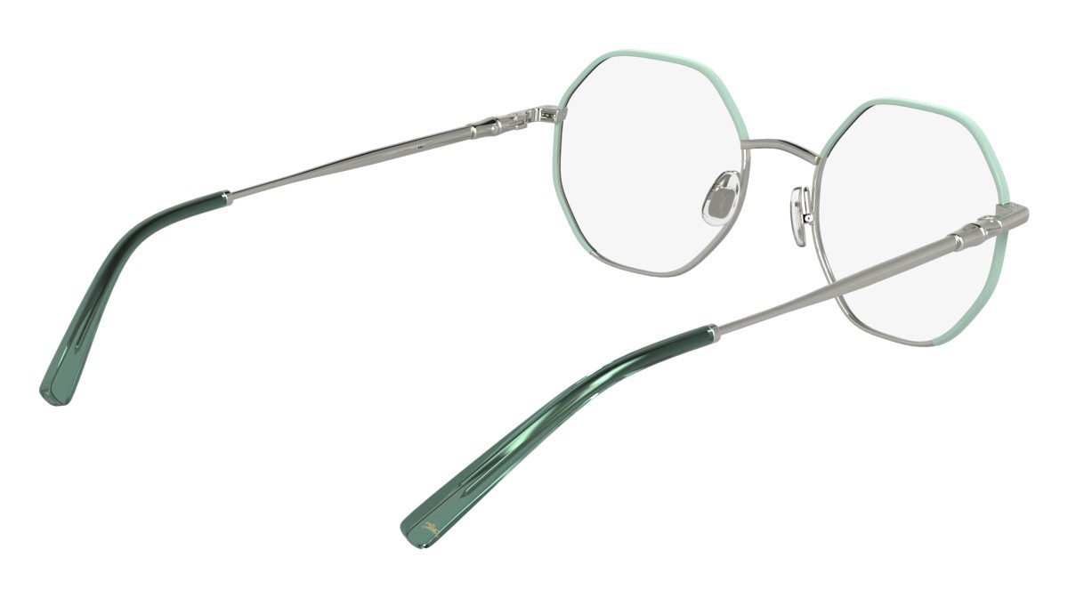 Occhiali da vista Longchamp LO2166 N (045) colore silver/green forma rettangolare 