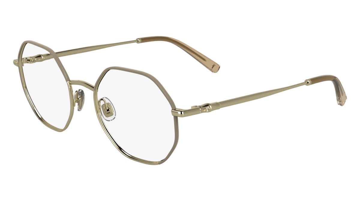 Occhiali da vista Longchamp LO2166 N (727) colore gold/brown forma rettangolare 