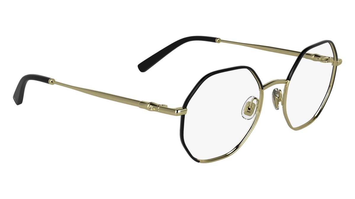 Occhiali da vista Longchamp LO2166 N (728) colore gold/black forma rettangolare 