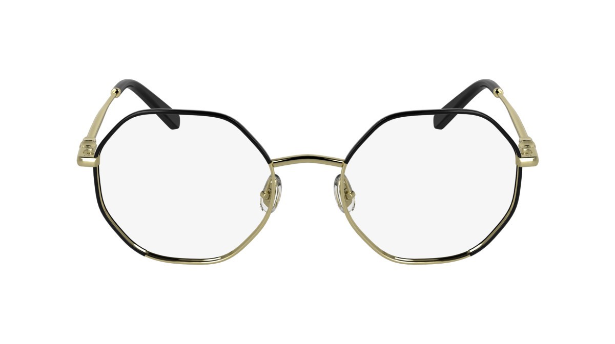 Occhiali da vista Longchamp LO2166 N (728) colore gold/black forma rettangolare 