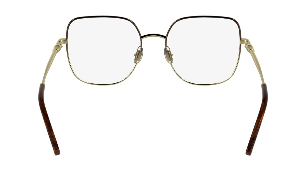 Occhiali da vista Longchamp LO2167 (726) colore gold/bronze forma farfalla lenti color 3