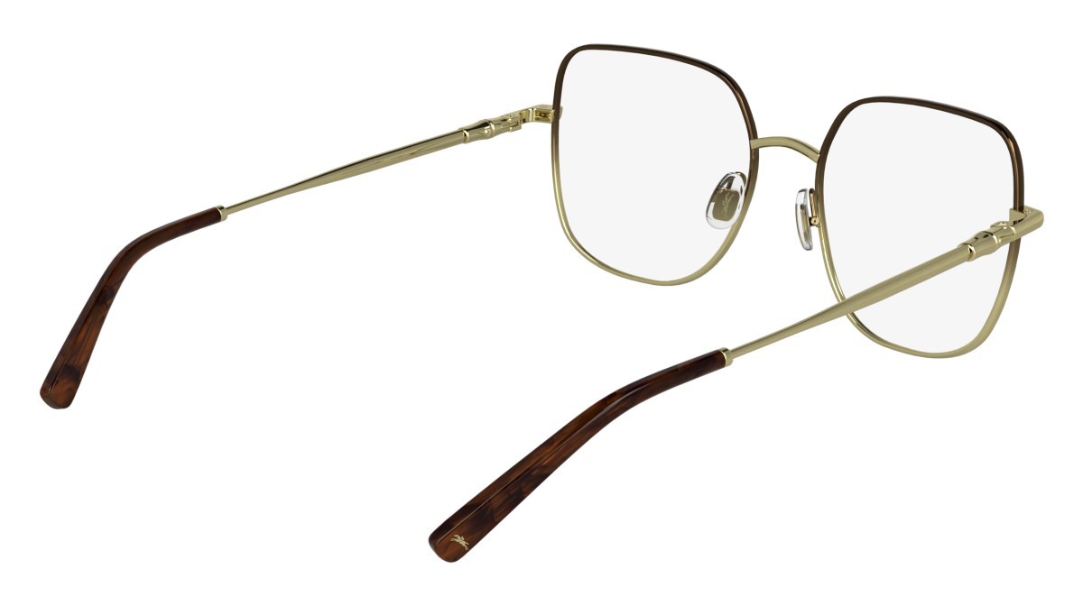 Occhiali da vista Longchamp LO2167 (726) colore gold/bronze forma farfalla lenti color 3