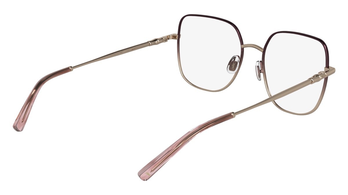 Occhiali da vista Longchamp LO2167 (772) colore rose gold/burgundy forma farfalla lenti color 2