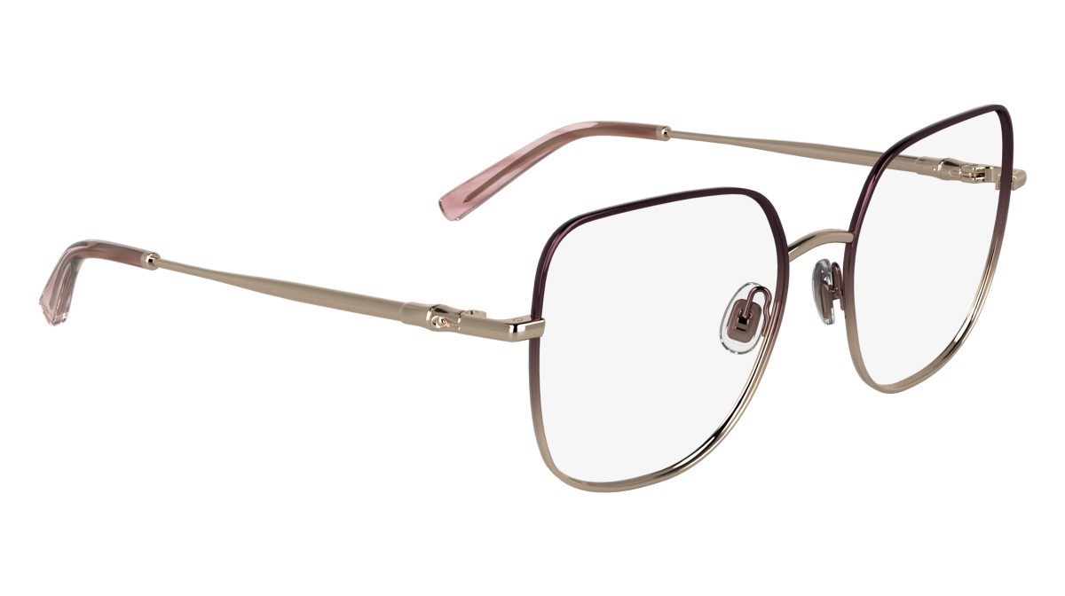 Occhiali da vista Longchamp LO2167 (772) colore rose gold/burgundy forma farfalla lenti color 2