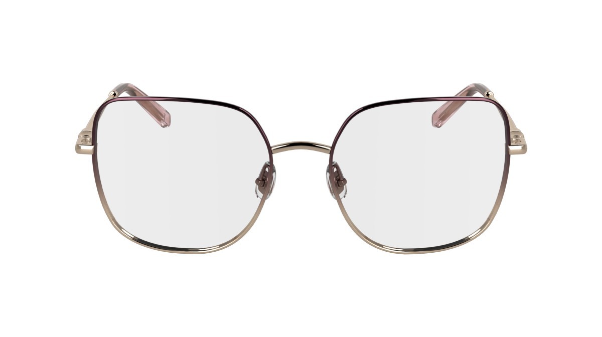 Occhiali da vista Longchamp LO2167 (772) colore rose gold/burgundy forma farfalla lenti color 2