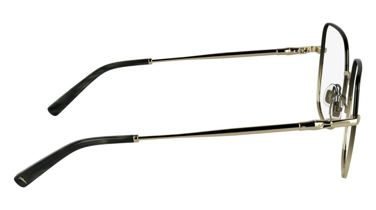 Occhiali da vista Longchamp LO2167 N (713) colore gold/green forma farfalla 