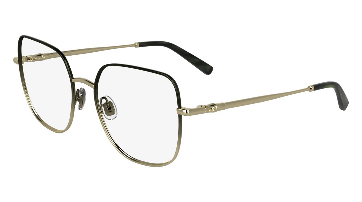 Occhiali da vista Longchamp LO2167 N (713) colore gold/green forma farfalla 