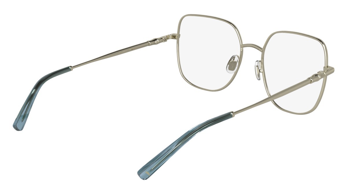 Occhiali da vista Longchamp LO2167 N (715) colore light gold forma farfalla 