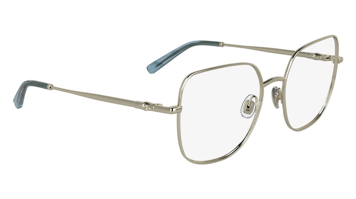 Occhiali da vista Longchamp LO2167 N (715) colore light gold forma farfalla 
