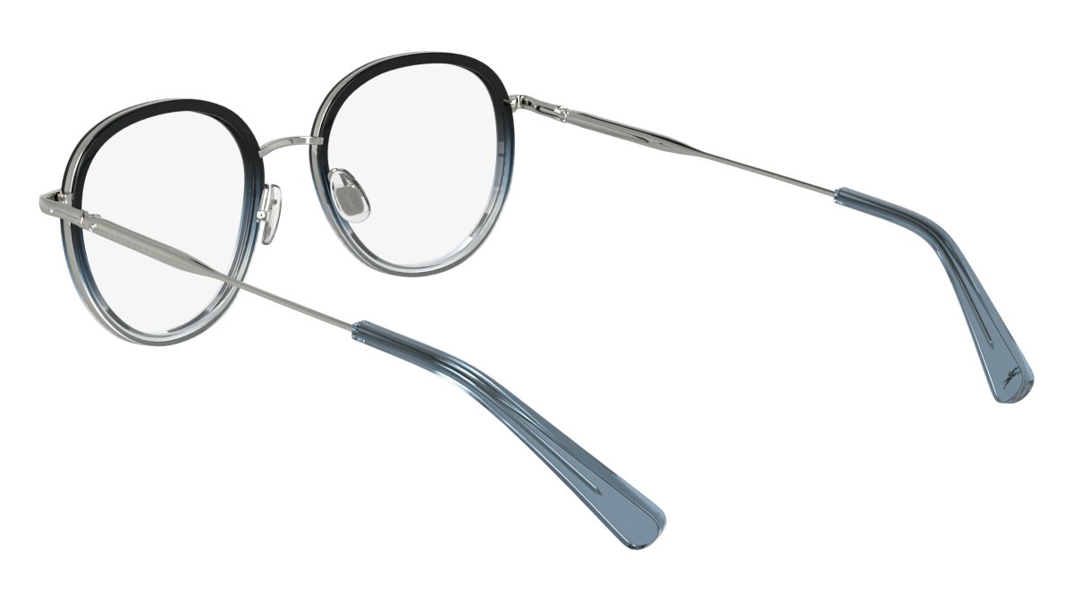 Occhiali da vista Longchamp LO2168 (042) colore silver/gradient blue forma rotondo lenti color 4