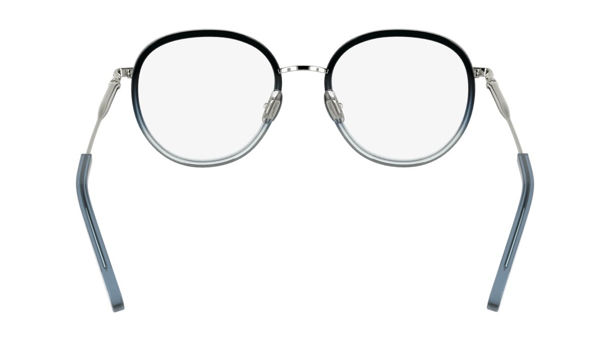 Occhiali da vista Longchamp LO2168 (042) colore silver/gradient blue forma rotondo lenti color 4