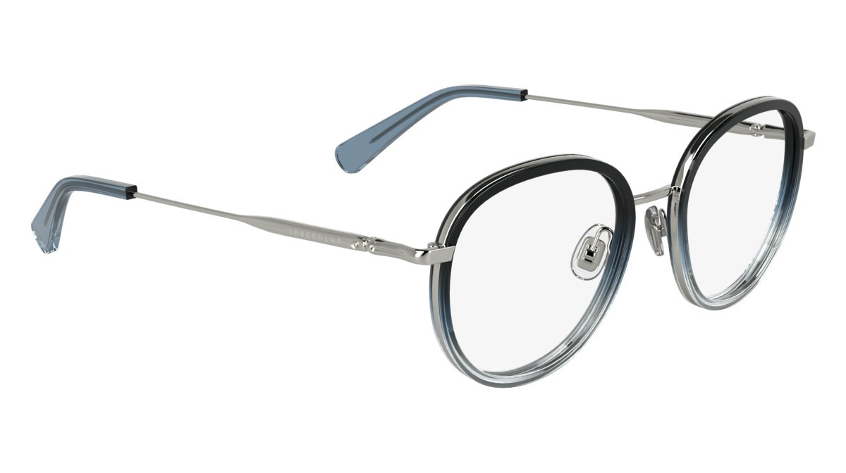 Occhiali da vista Longchamp LO2168 (042) colore silver/gradient blue forma rotondo lenti color 4