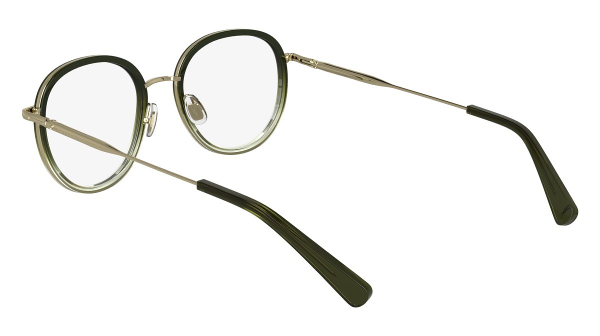 Occhiali da vista Longchamp LO2168 (711) colore gold/gradient green forma rotondo lenti color 3