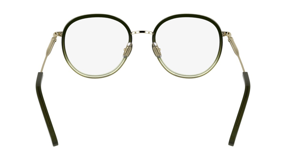 Occhiali da vista Longchamp LO2168 (711) colore gold/gradient green forma rotondo lenti color 3