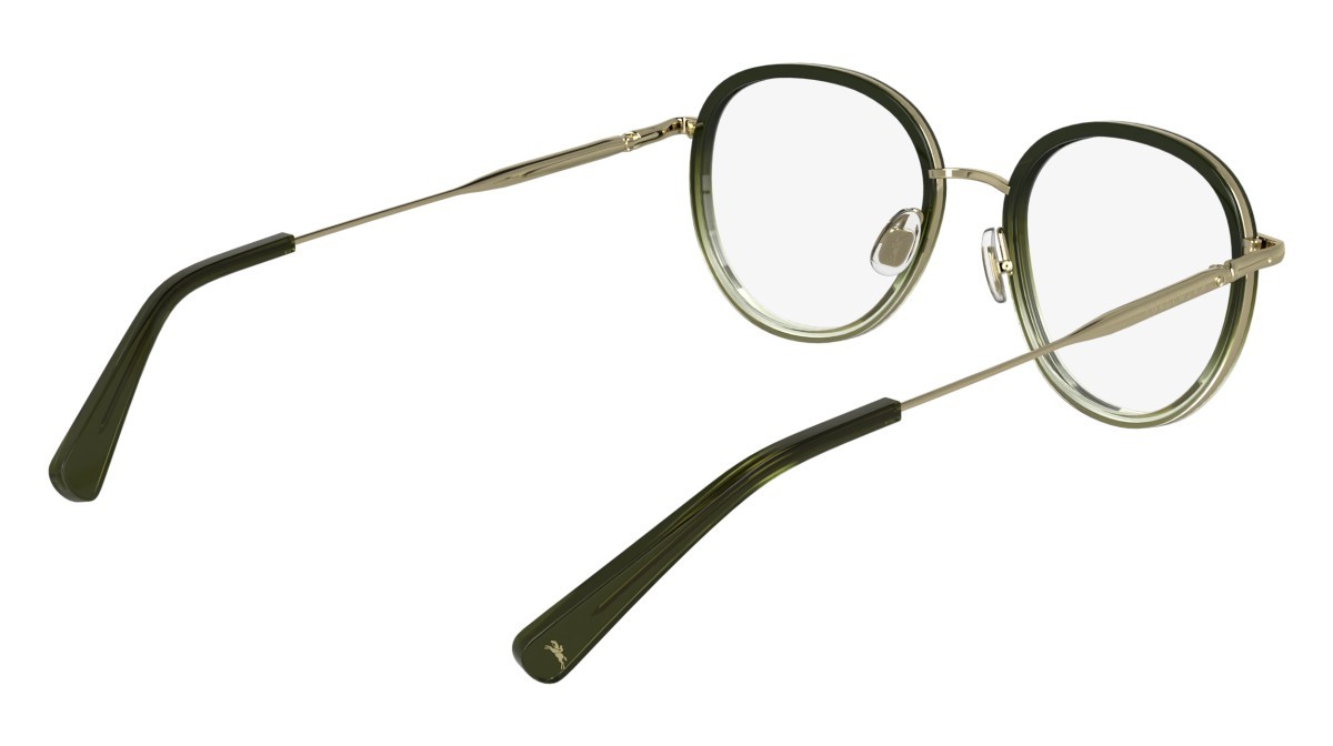 Occhiali da vista Longchamp LO2168 (711) colore gold/gradient green forma rotondo lenti color 3